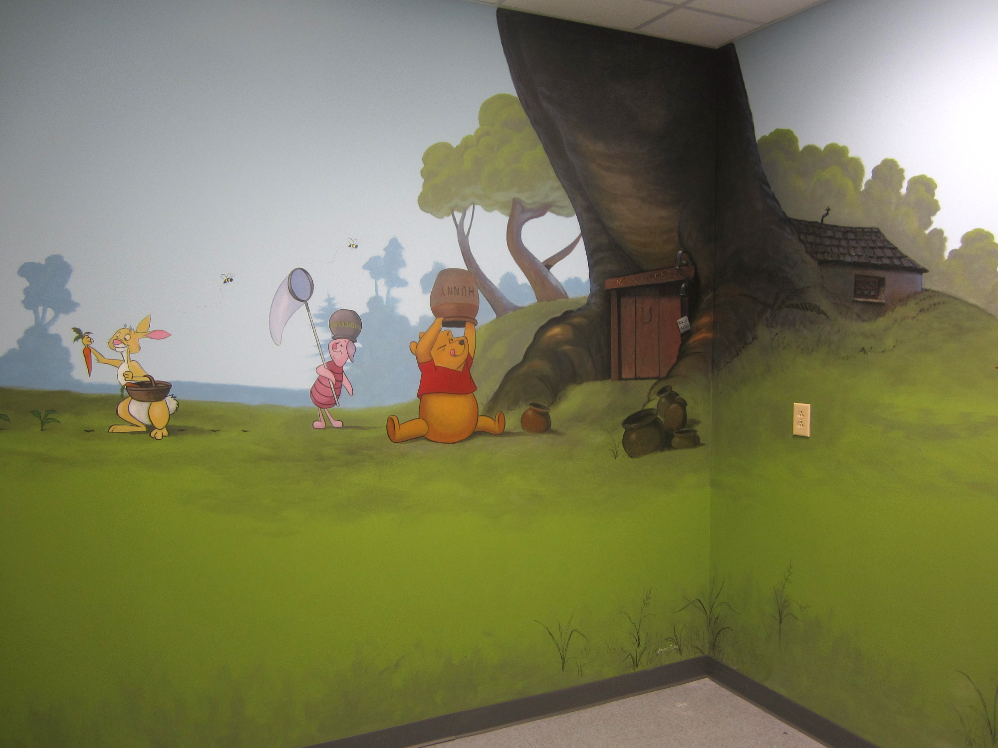 Pooh mural