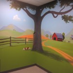 farm mural