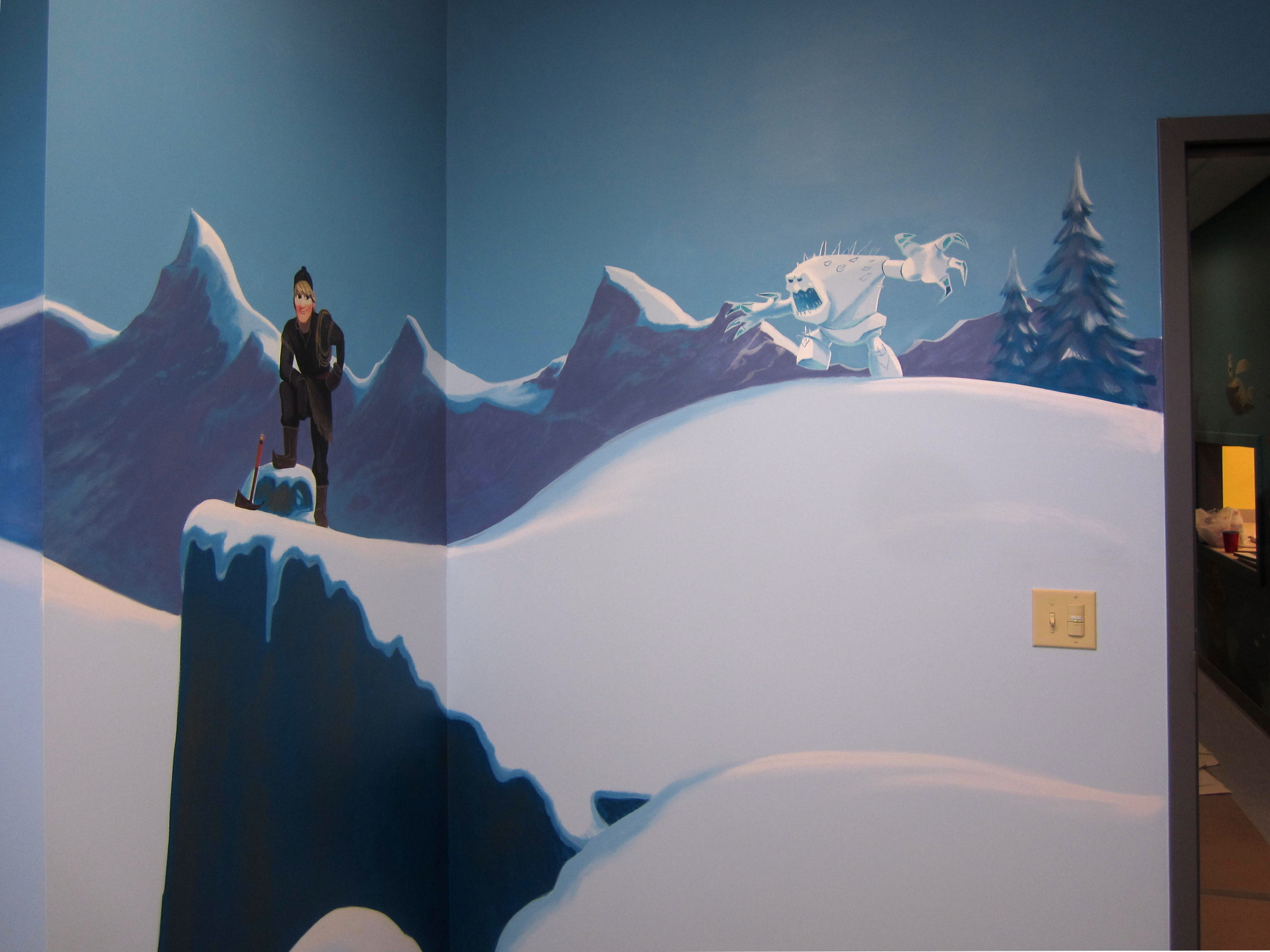 frozen mural