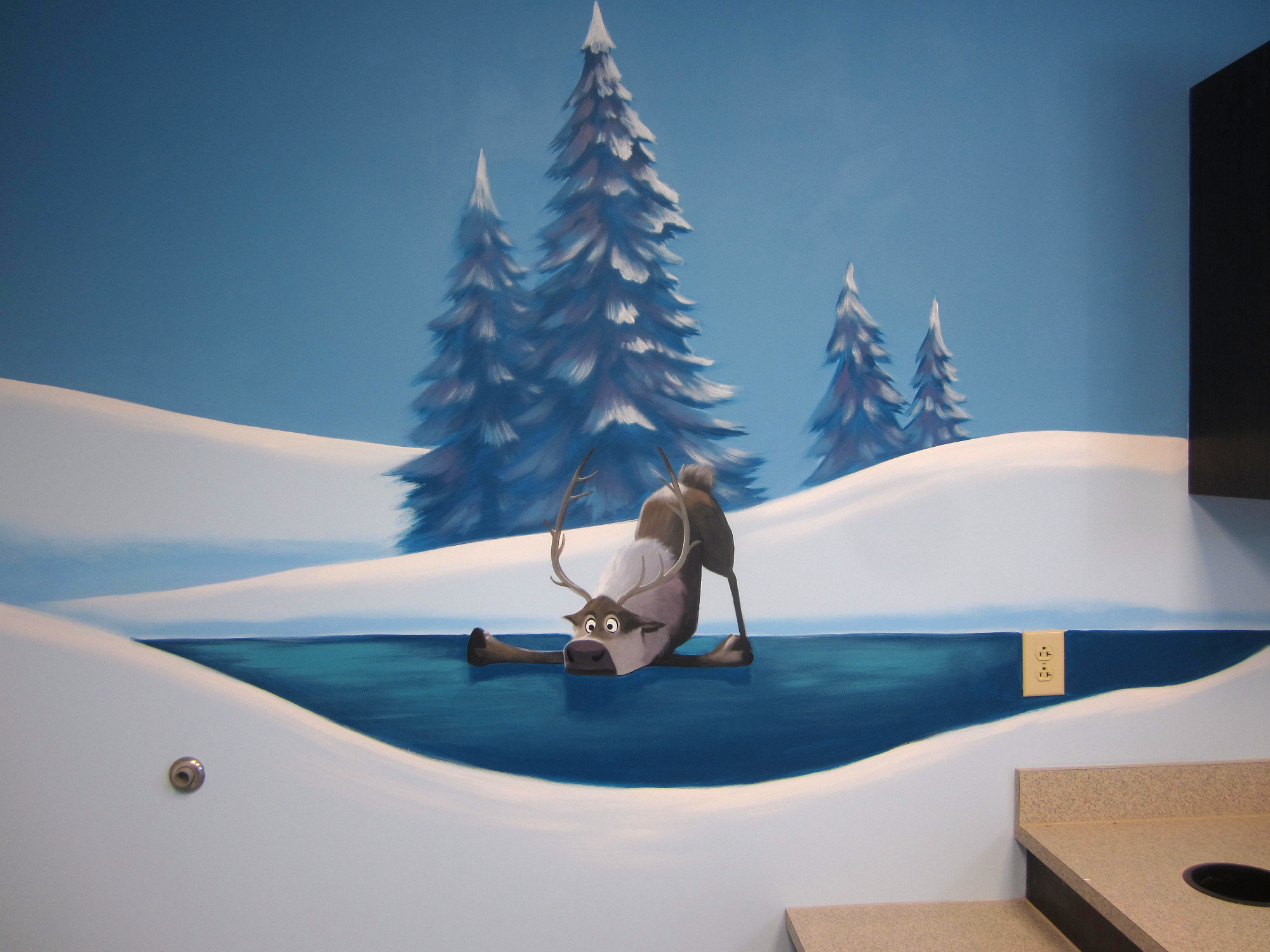 frozen mural