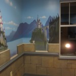 princess castle mural