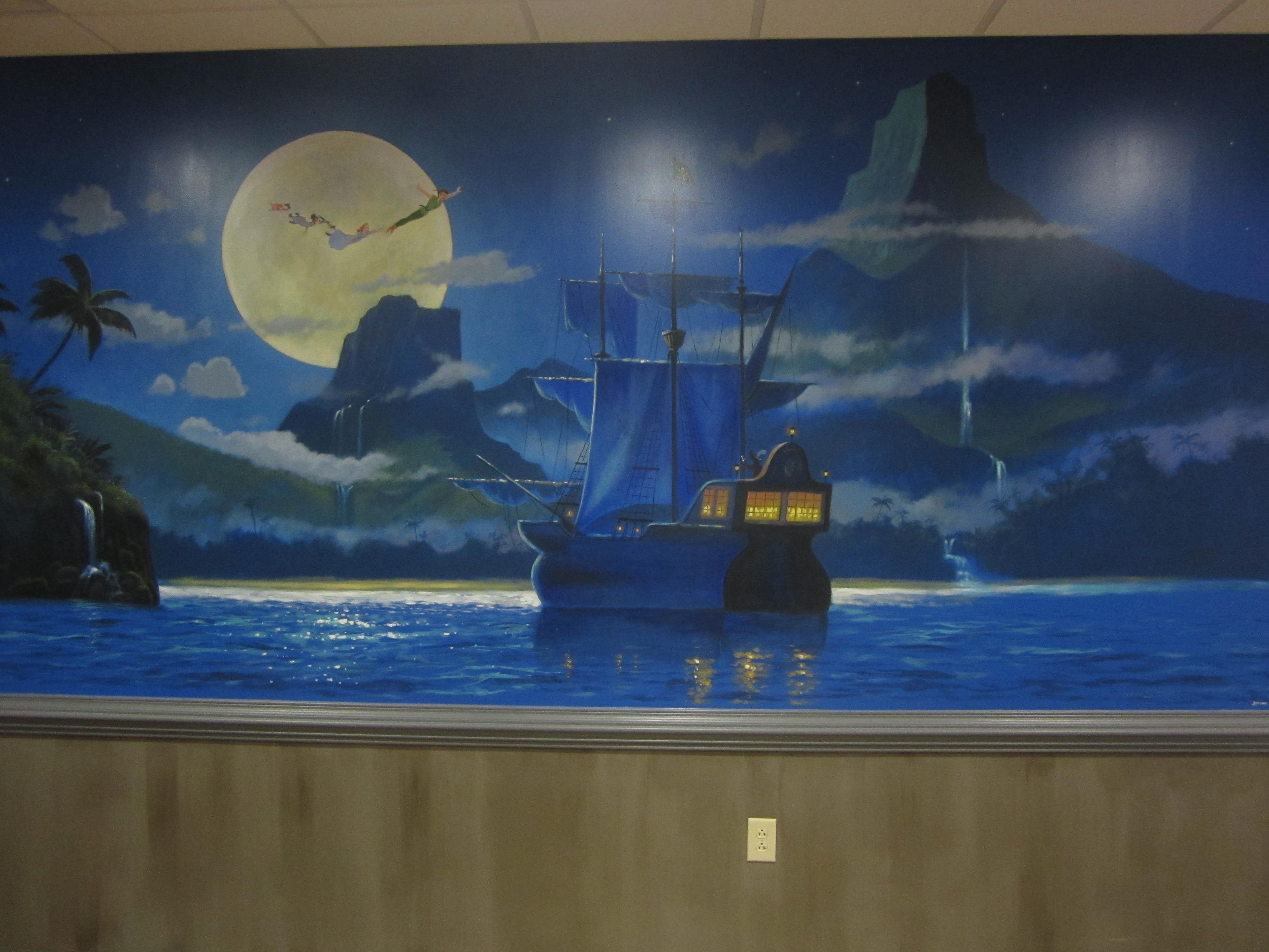 Peter Pan mural