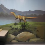 dinosaur mural