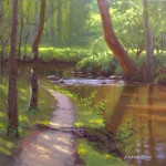 creekside park plein air painting