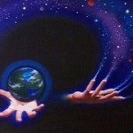 creation painting of in the beginning God created