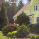 sunshine farm lavender garden plein air painting