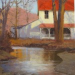 plein air painting of Mast General Store, Valle Crucis, NC by North Carolina artist, Jeremy Sams