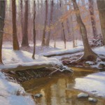 snow creek plein air