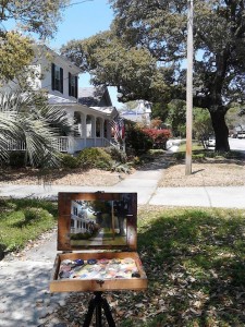 Caswell Street plein air