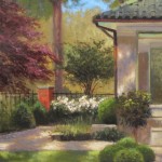 Charlotte garden tour plein air painting queens rd.