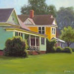 Mallard's Corner plein air painting in Kinston by North Carolina artist Jeremy Sams