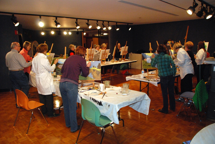 You are currently viewing Acrylic Landscape Workshop
