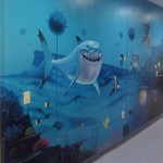 ocean mural for pediatrics office kids mural children's mural