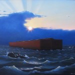 painting of Noah's ark by North Carolina artist, Jeremy Sams