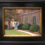 plein air painting of First Presbyterian Church High Point during Piedmont Paintout by North Carolina artist Jeremy Sams